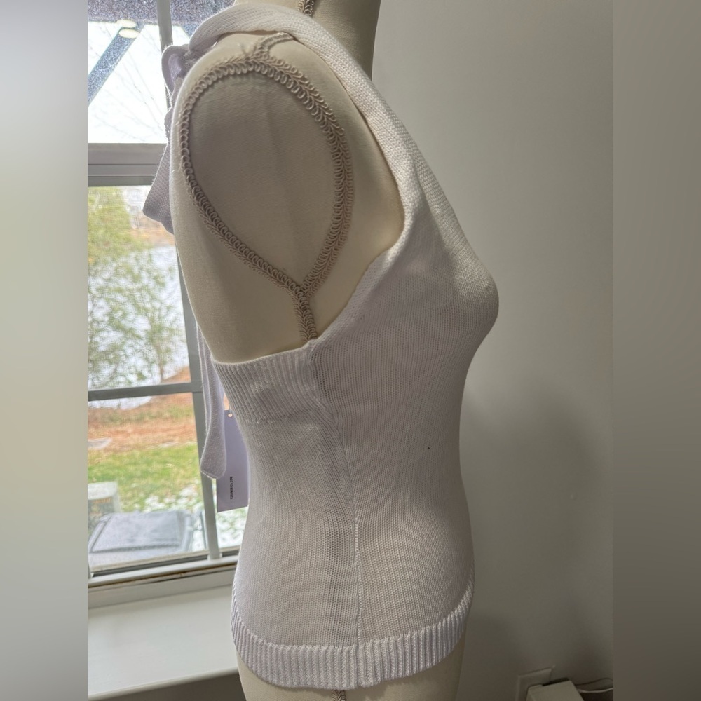 525 America white Knit Tank Top | New with Tags - Picture 5 of 10